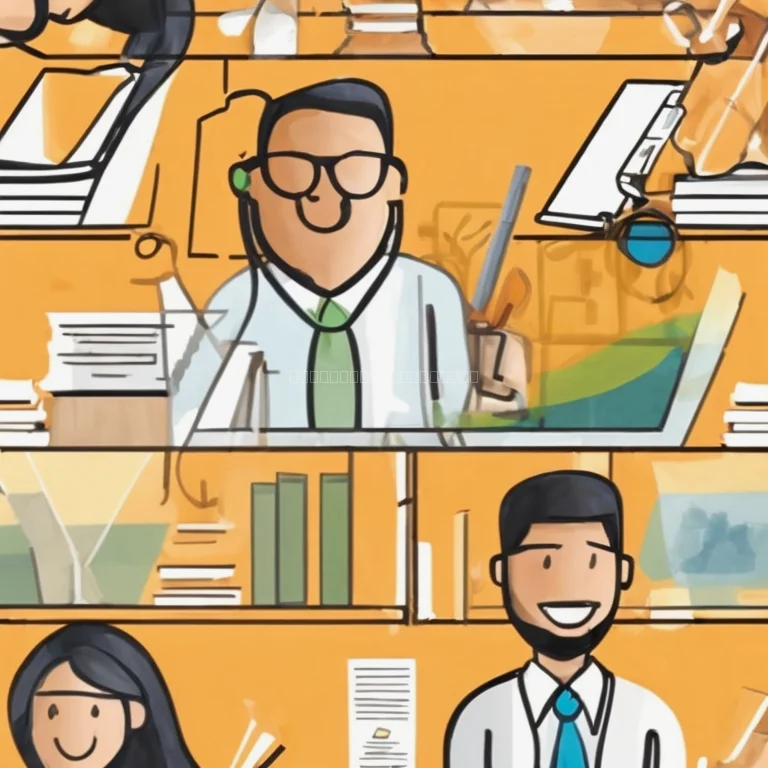 Group of learners sharing experiences in an online forum